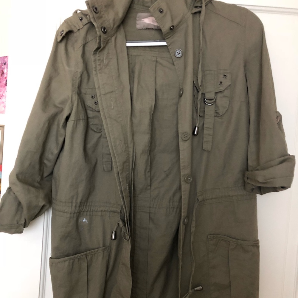 Army green jacket
